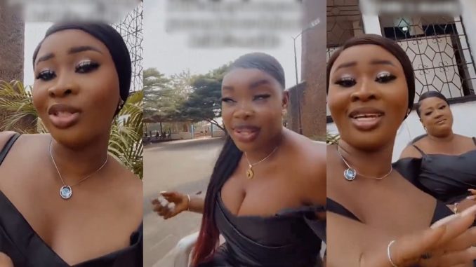 Moment bridesmaids were bounced out of a church because of their revealed outfits (VIDEO)