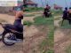 "Fast and furious in female version" – Moment lady almost endǝd in a river while riding a bike (VIDEO)