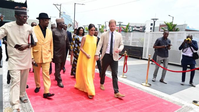 Businessman Dr Stanley Hosts Prince Harry, Meghan In 'The Delborough Lagos'