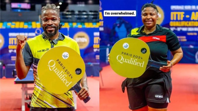 Edem, Omotayo Qualify For Table Tennis Event