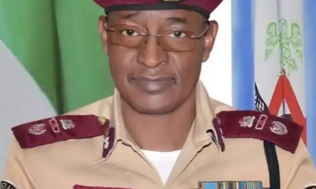 Corps Marshal of the Federal Road Safety Corps, Shehu Mohammed.
