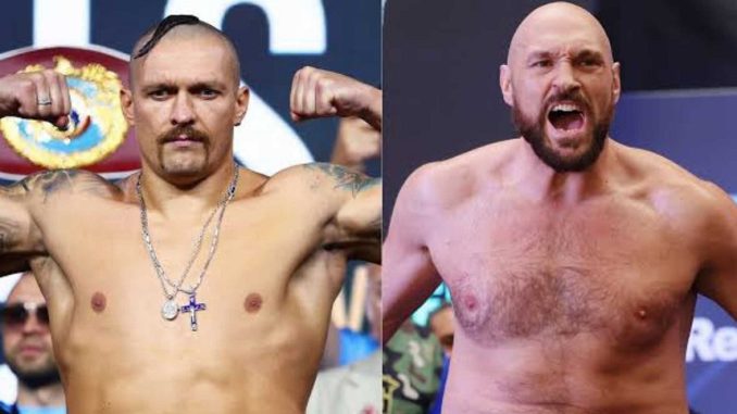 Fury Face Off Against Usyk In Undisputed Heavyweight Fight