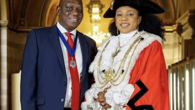 Kaduna Senator's Wife Katung Makes History, Emerges 130th Lord Mayor Of Leeds