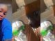 Lady Shocked, As She Shares Video Of Man Sipping His Drink Through The Fabric Of His Clothing (WATCH)