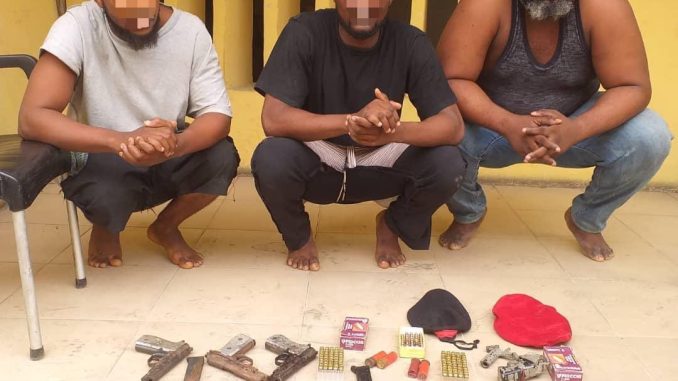 Lagos Police Arrest 3 Suspected Cultists For Alleged Armed Robbery