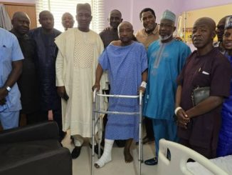 NFF President, Others Commiserate With Tijani Babangida Over Son, Brother's Death