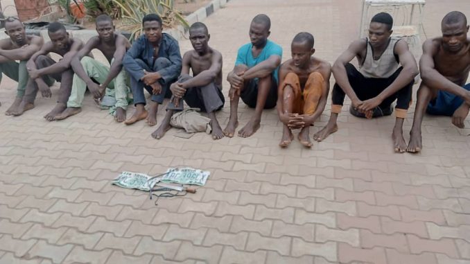NSCDC Arrests 9 Suspected Robbers In Kano