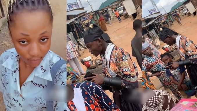 Nigerian Woman's Surprise Encounter Sparks Laughter Online As She Spots Korean Star 'Lee Min Ho' In Ibadan (VIDEO)
