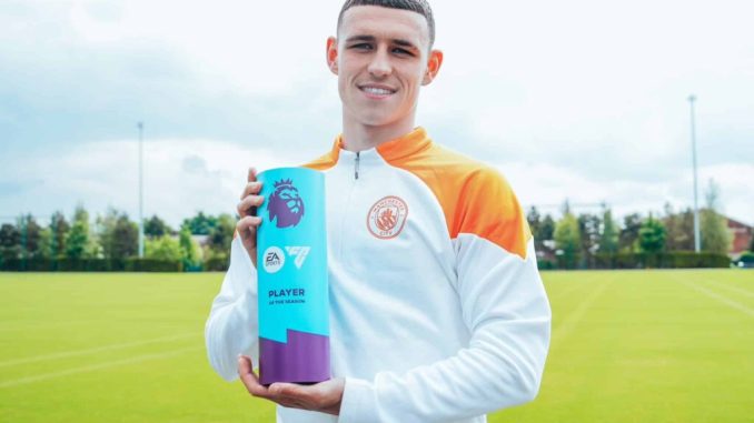 Phil Foden Named Premier League Player of The Season