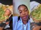 "Is that not ugwu leaf?" – Lady reveals the "veggie" shawarma she bought from a roadside vendor in Lagos (VIDEO)