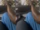 Nigerian lady astonished as she sights a pr!soner seated next to her in a bus in Lagos (VIDEO)