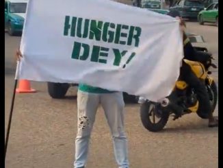 Man Stages Solo Protest In Abuja