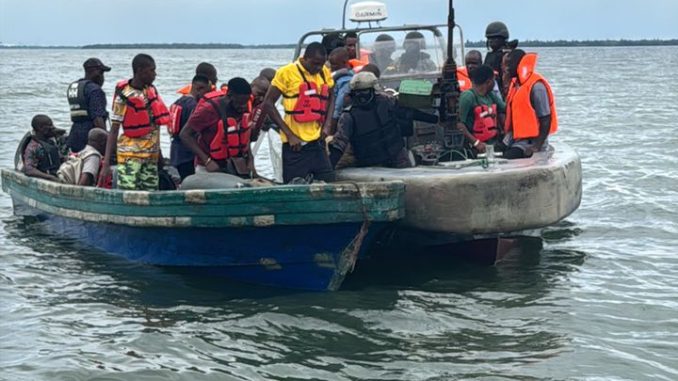 Navy Rescues Children, Others Stranded On High Sea In Rivers