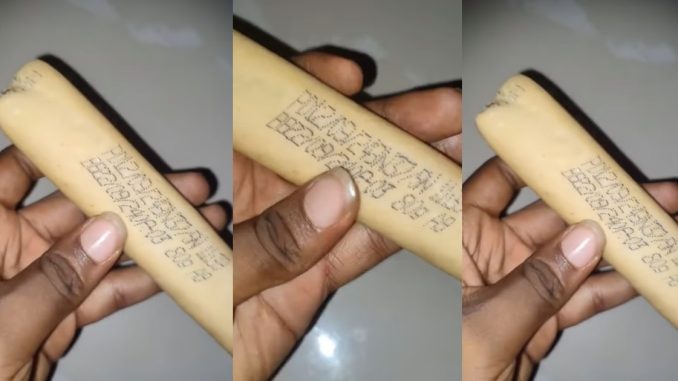 Nigerian man in sh0ck after discovering an imprint of expiry date on a sausage roll (VIDEO)