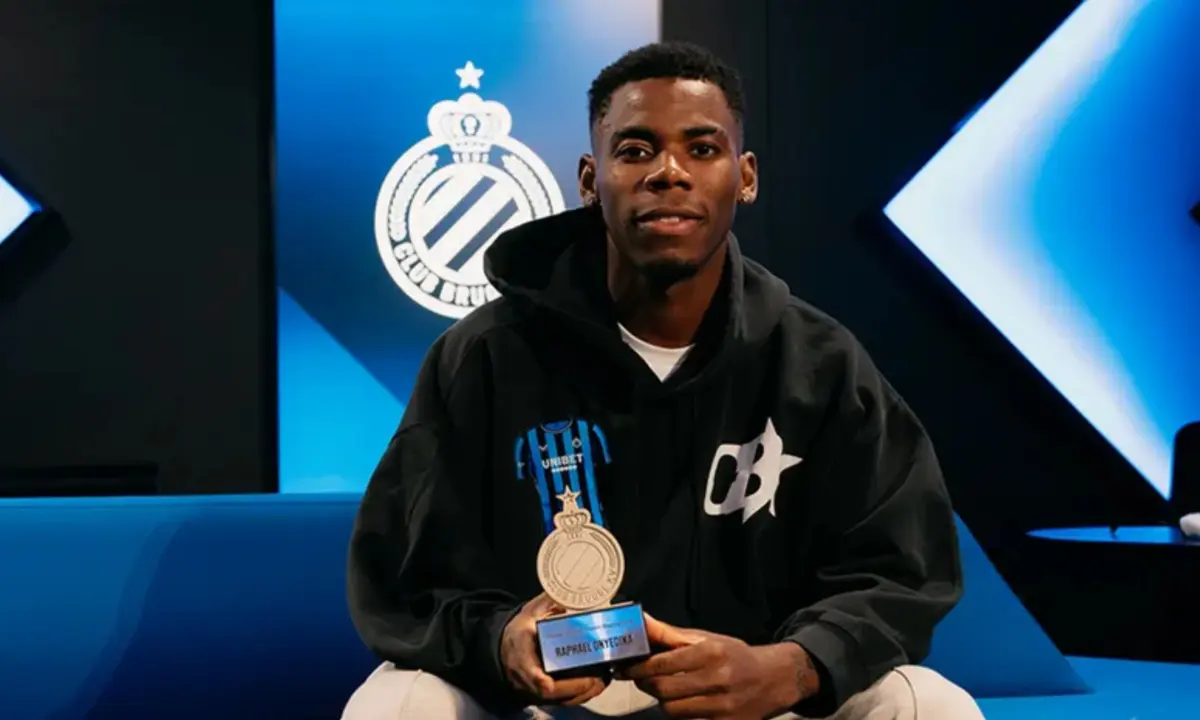 Belgium: Onyedika scoops Club Brugge’s Player of the Month