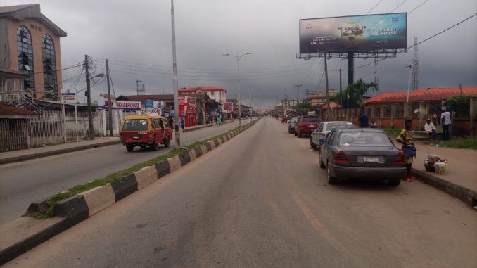 Deserted Streets As Voters Preprare For Voting Amid Tight Security