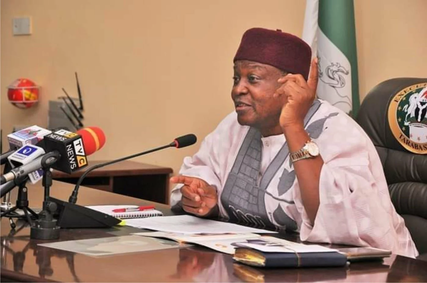 JUST-IN: EFCC Arrests Ex-Gov Ishaku Over Alleged N27bn Fraud