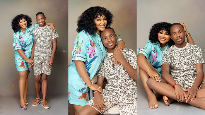 “Please Say A Word Of Prayer For My Sunshine”– Actress Mercy Aigbe Says As She Celebrates Her Son, Olajuwon 14th Years Birthday Today (Photos)