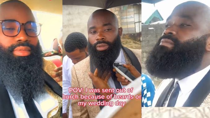 Video of man sent out of his wedding because of his beard stirs debate online