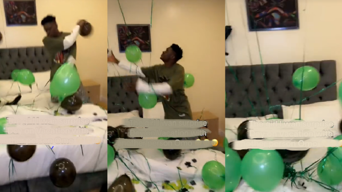 "them don surprise the surpriser" – Birthday Surprise Goes Terr!bly Wrong (VIDEO)