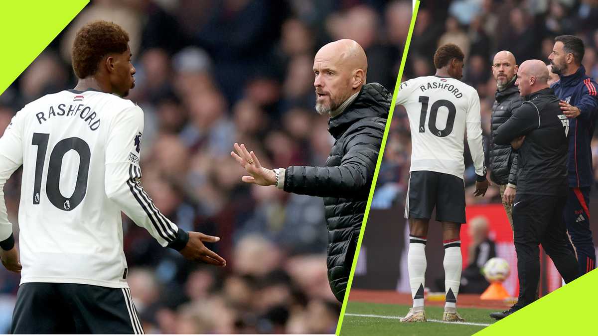 Marcus Rashford’s Message After Being Taken Off vs Aston Villa Elicits Reactions