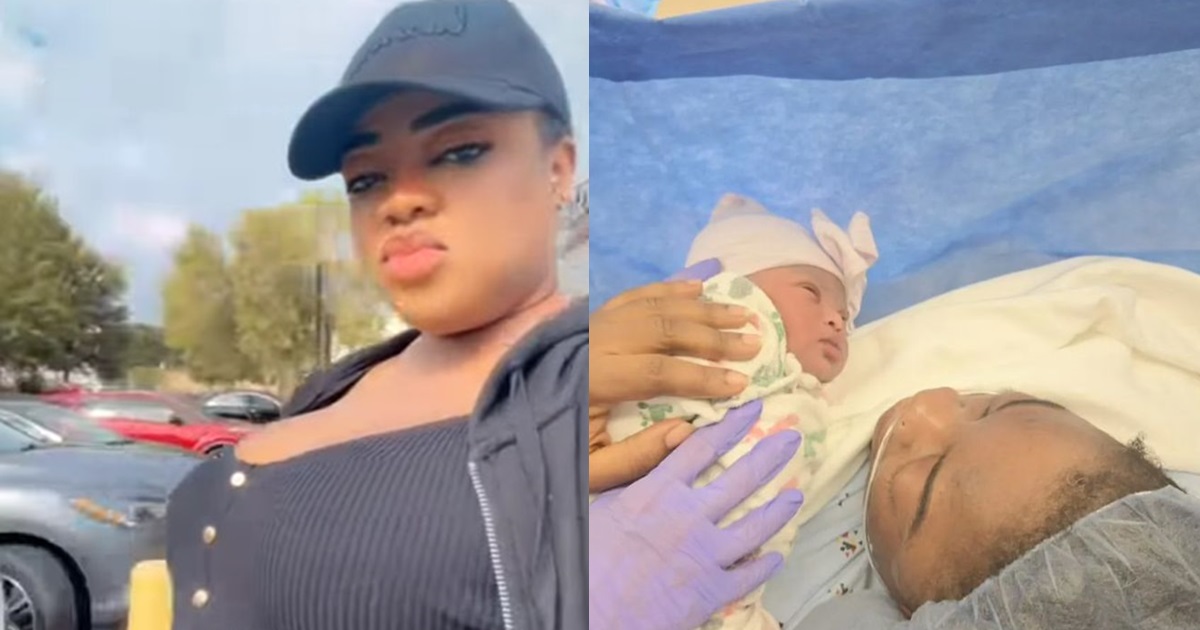 Nollywood actress, Sotayo Gaga welcomes first child (VIDEO)