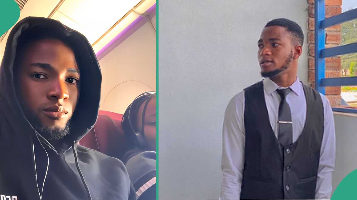 Young Man in 300 Level Quits Schooling in Nigeria and Migrates to United Kingdom, His Video Trends