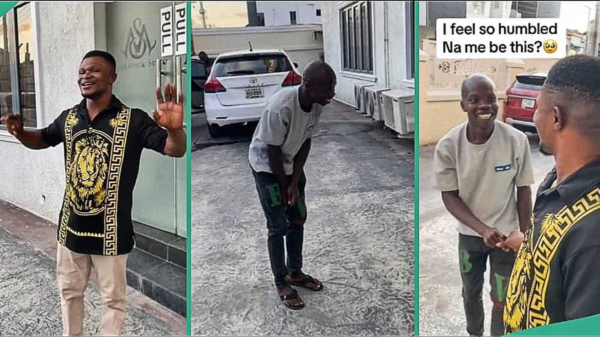 Fish Pie Seller Alex Evalsam Gets Emotional as Man Prostrates for Him in Viral Video