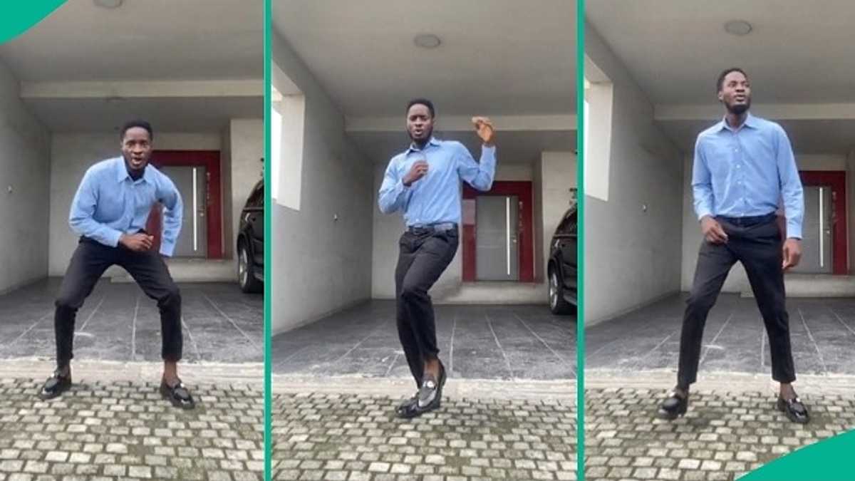 Nigerian Man Covers Face in Shame as Boss Nabs Him Dancing at Work for TikTok Content, Video Trends