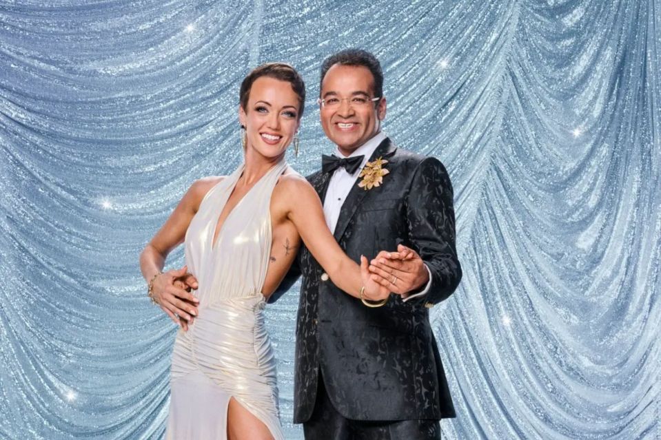 Lauren danced with Krishnan Guru-Murthy on Strictly