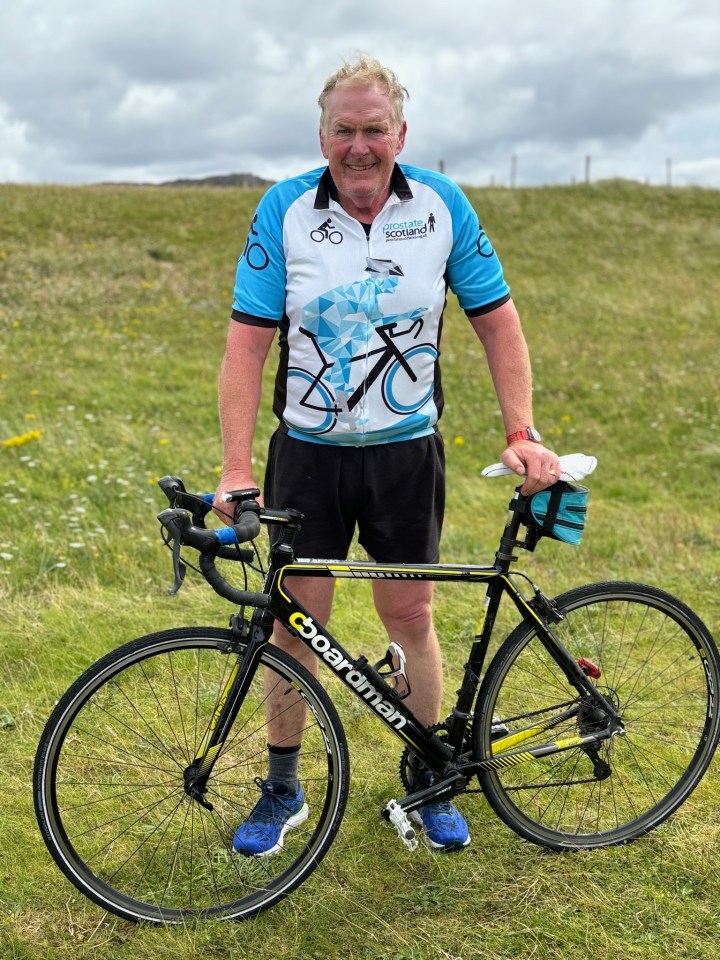 He cycled 1,020 miles in aid of different charities including My Name’s Doddie Foundation