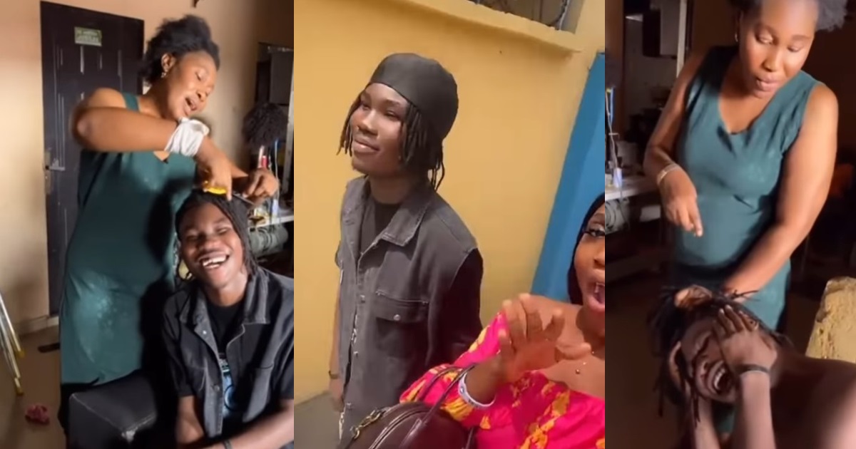 Nigerian Man Leaves Home After Mother Orders Him to Cút Off Dreadlocks (WATCH)