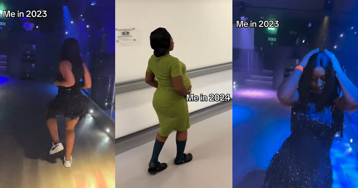 "Same dance, different location" – Nigerian woman share jaw-dropping 1-year journey from club night to labour room (WATCH)