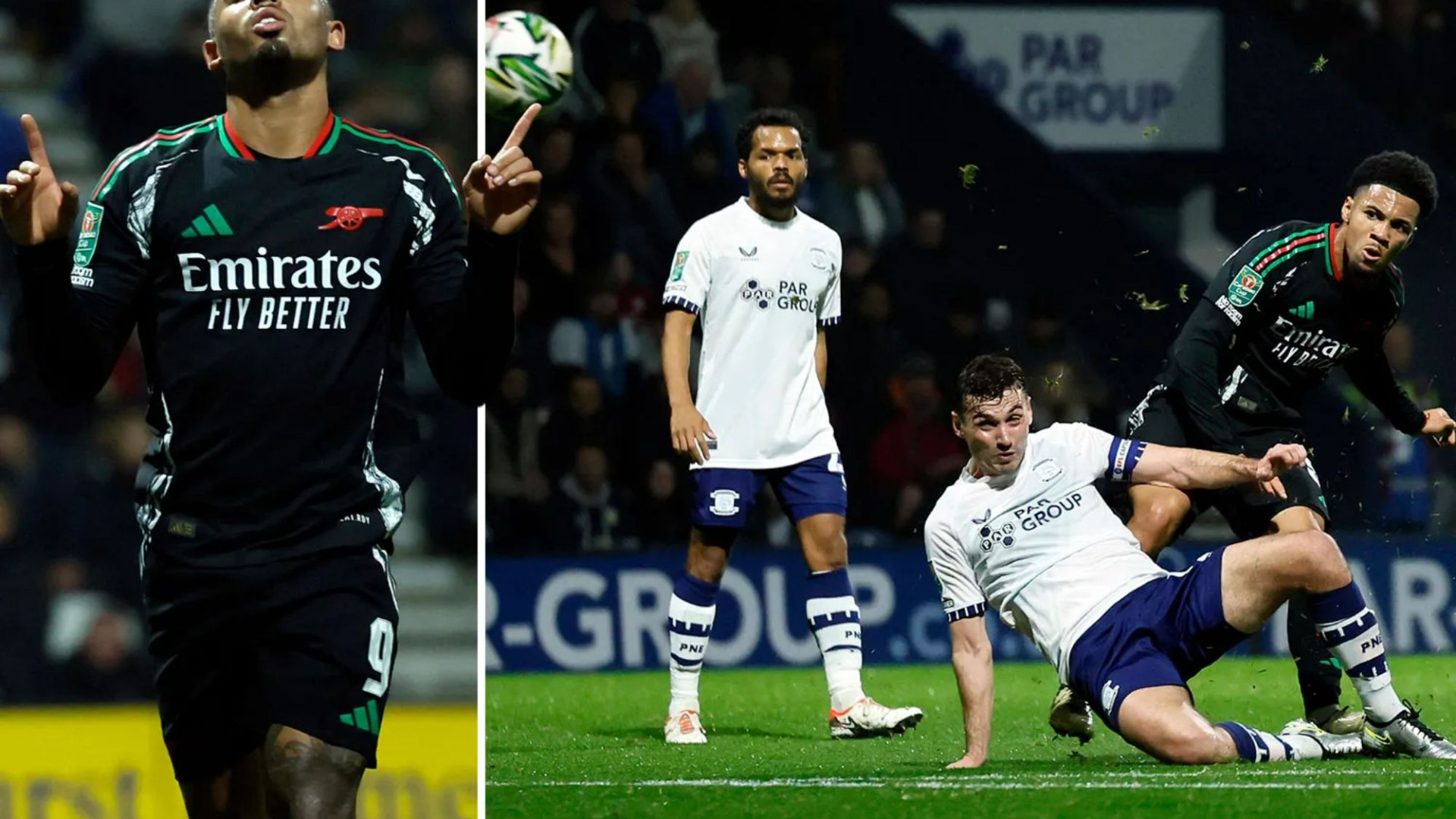 Preston North End 0 Arsenal 3: Much-changed Gunners storm into Carabao Cup quarters as they avoid giant-killing