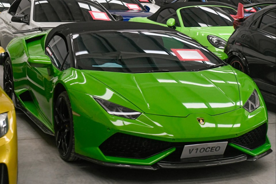 A £222,000 Lamborghini Huracan Spyder was recovered from