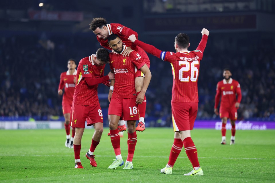 The result saw the Reds book their place in the next round of the Carabao Cup