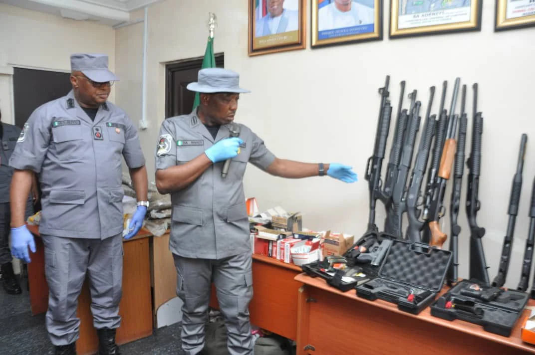 Customs Intercepts 125,527 Pieces Of Arms, Ammunition In 6 Years