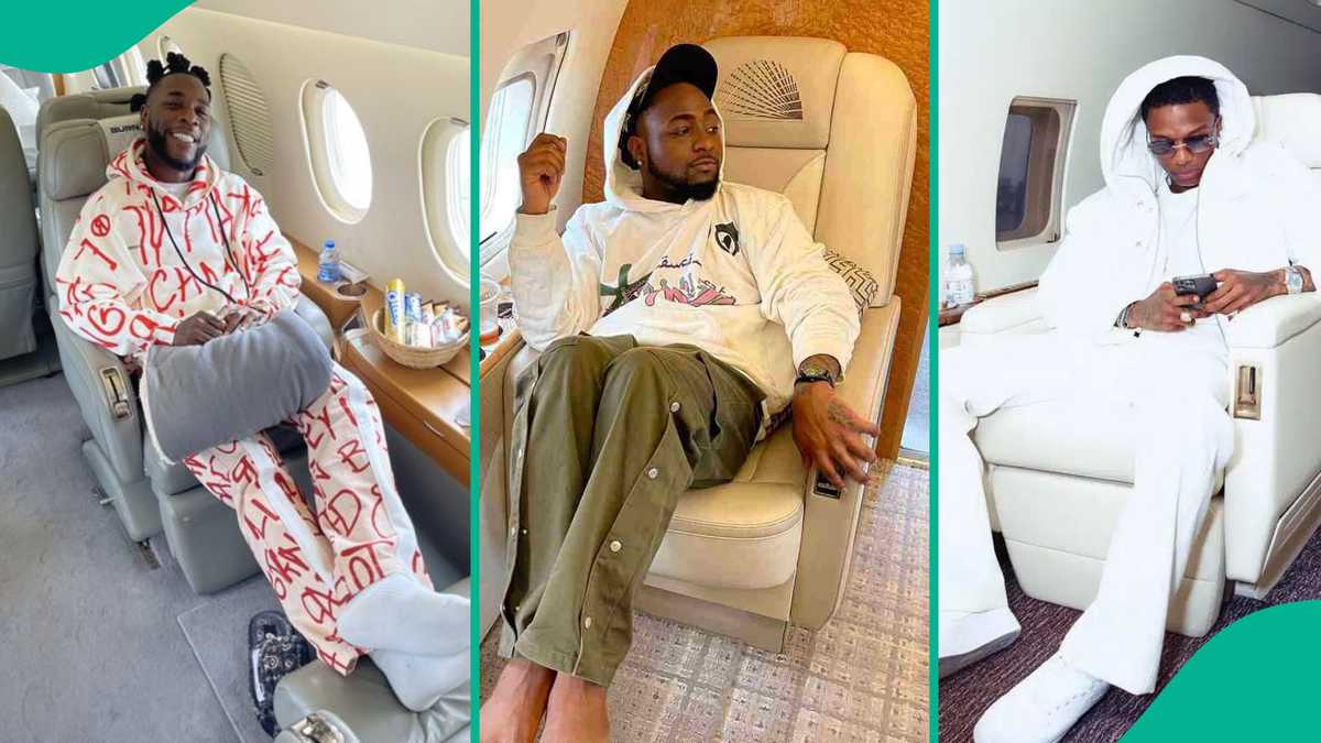 “Davido Flies His Dad’s Jet”: Bold Claims About Burna Boy, Wizkid, Others Owning Jets Addressed