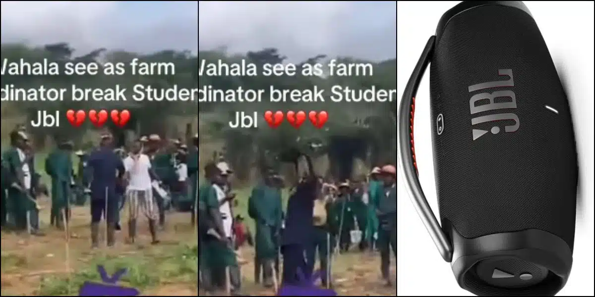 Drama as lecturer destroys student's JBL speaker during field practical