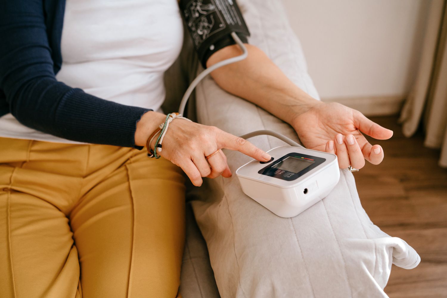 For an Accurate Blood Pressure Reading, Position Your Arm This Way