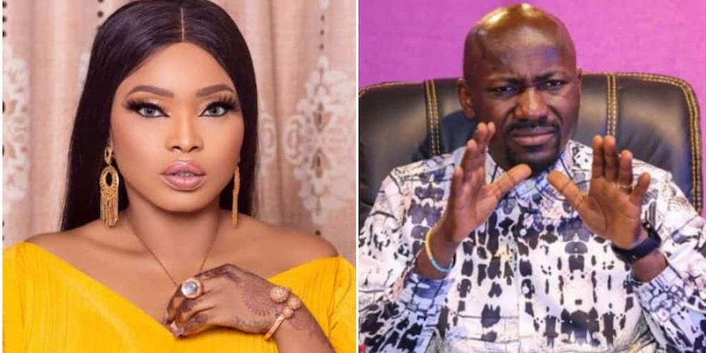 Forgiveness is not memory loss - Apostle Suleman reacts as actress Halima Abubakar apologizes