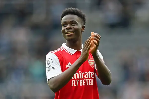 ‘I Love Him As A Person’  –Beckham Hails Saka