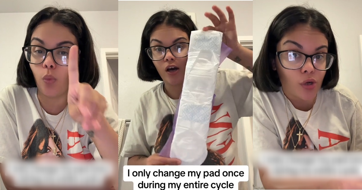 "I only use one pad throughout my menstrual cycle" – Lady shares (WATCH)