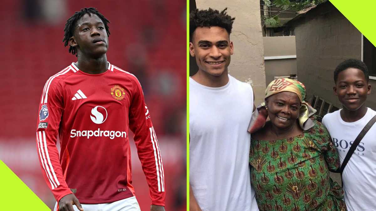 Kobbie Mainoo: Old Photos Show Man United Star and His Brother ‘Chilling’ in Ghana