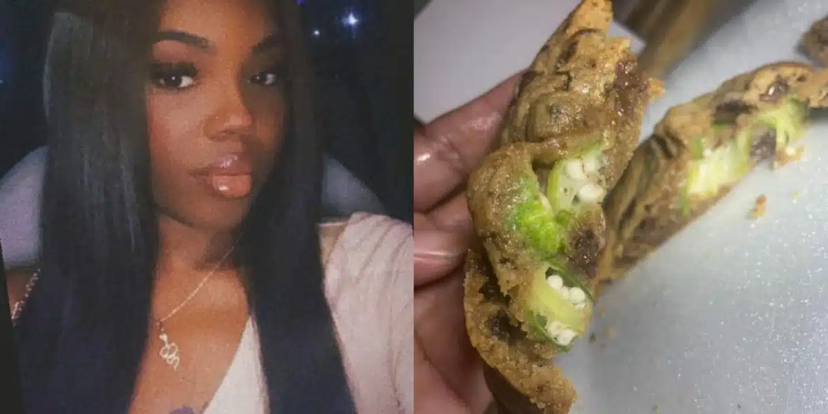 Lady develops new menu using okra, labels it 'okra stuffed cookies'