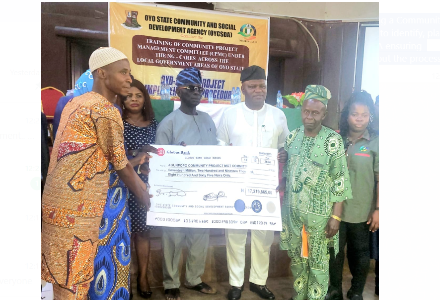 Makinde Disburses Funds For 132 Micro-projects In 66 Communities