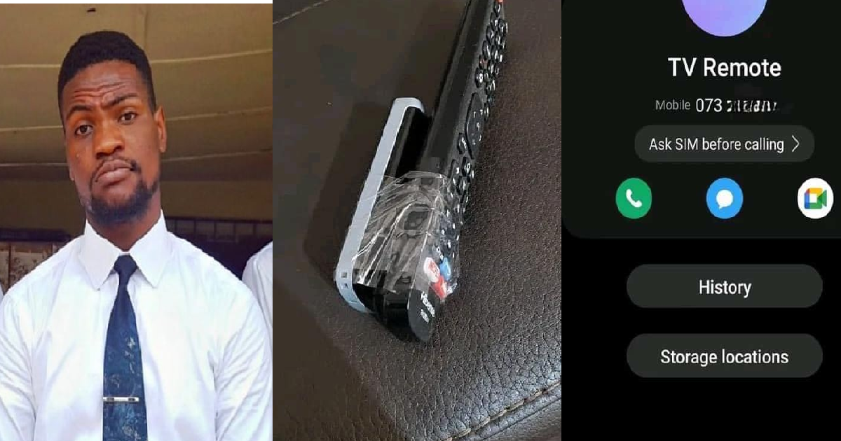 Man Devises An Ingenious Way To Make Sure He Never Loses His TV Remote (IMAGES)