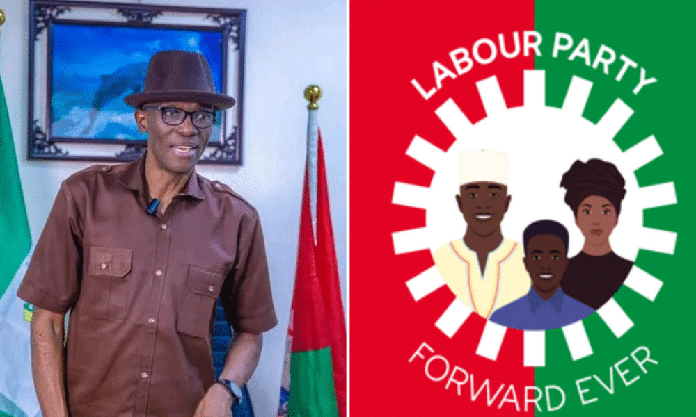 Julius Abure Appears As Labour Party National Chairman In Meeting With INEC