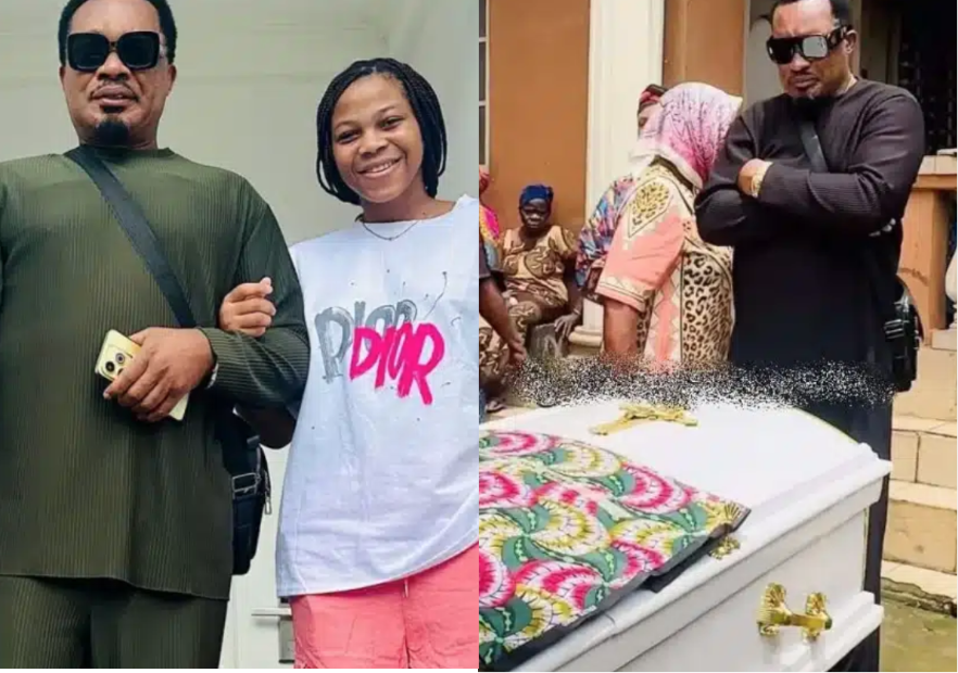 Tears as Nollywood actor Jerry Amilo buries beautiful daughter