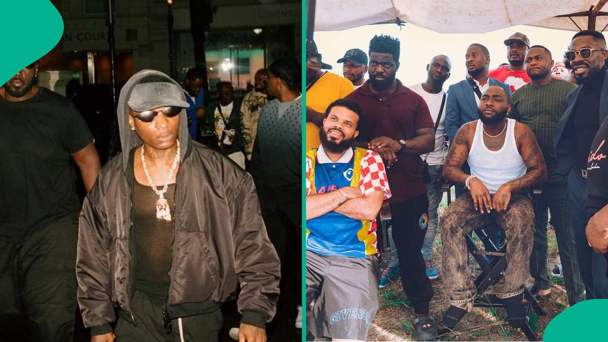 Wizkid Taunts Davido’s 30BG for Making Videos of Him at Club: “Una Papa Neva See Superstar Before”